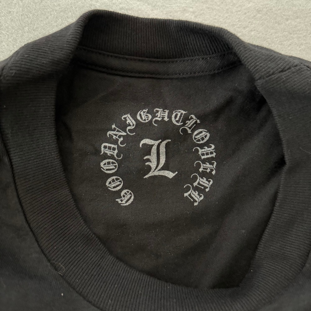 Goodnight Lovell Born Free Greyday Tour Black Graphic T-Shirt Mens Large - Picture 4 of 7